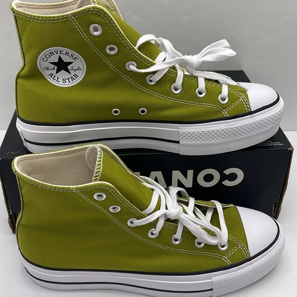 Converse WMNS High Top Platform Sneakers A08286F
CTAS LIFT HI MAGIC FOREST/WHITE - Picture 2 of 16